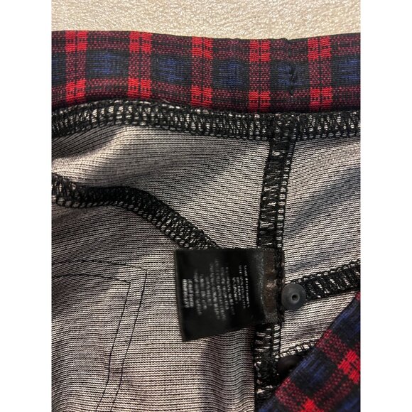 Sanctuary x Anthropologie Plaid Skinny Pull-On Pants Women’s Medium - Picture 6 of 7